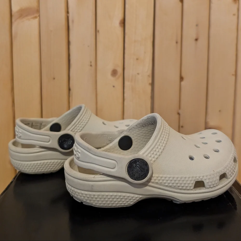 Crocs Kids Bone White Size 6 - Picture 3 of 5